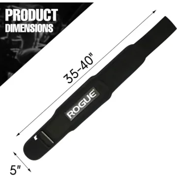Rogue 5" Nylon Weightlifting Belt (Large)