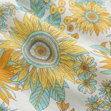 Simplee kids Baby Infant Girls Summer Romper Dress Summer Cotton Ruffle Sleeve Floral Onesies for 12 Months Yellow