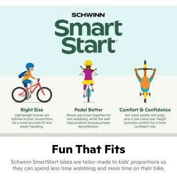 Schwinn Koen & Elm Kids BMX Bike with Training Wheels