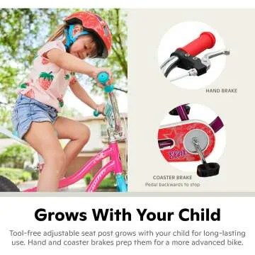 Schwinn Koen & Elm Kids BMX Bike with Training Wheels