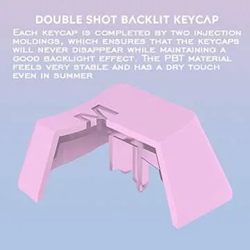 Sunset Gradient Keycaps - Vivid 104 Keys for Mechanical Keyboards