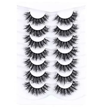 Mebver Cat Eye Faux Mink Lashes for Natural Looks