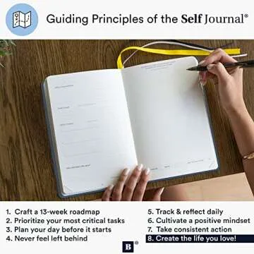 BestSelf Self Journal Distance Navy - 13-Week Planner