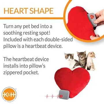 K&H Mother's Heartbeat Plush Kitten Calming Toy