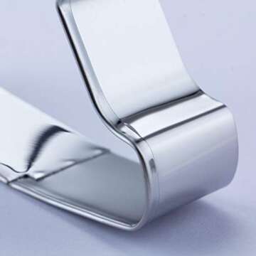 Christmas Winter Mitten Cookie Cutter Set - 4 Pieces Glove Cookie Cutters Fondant Biscuit Mold for DIY Chirstmas Day Holiday Party Decorations - Stainless Steel Azflyife