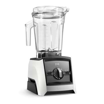 Vitamix A2500 Ascent Series Smart Blender, Professional-Grade, 64 oz. Low-Profile Container, White (Renewed)