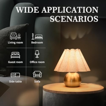 Ziqqeelam Gold Small Table Lamp - Elegant Fixture for Any Space