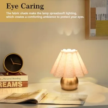 Ziqqeelam Gold Small Table Lamp - Elegant Fixture for Any Space