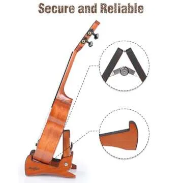Elegant Musbeat Ukulele Stand for Home and Travel