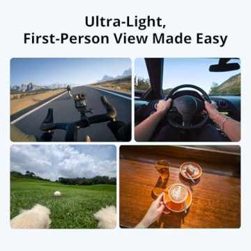 DJI Osmo Nano Standard Combo (64GB) - Compact 4K/60fps Vlogging Camera for Action & Adventure