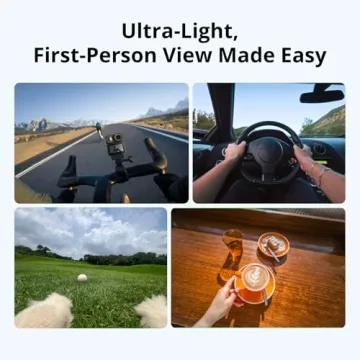 DJI Osmo Nano Standard Combo (64GB) - Compact 4K/60fps Vlogging Camera for Action & Adventure