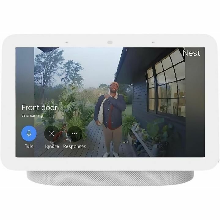 Google Nest Hub 7” Smart Display - Chalk (2nd Gen)