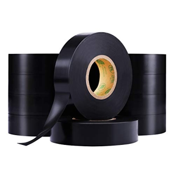 Lichamp 10-Pack Electrical Tape for DIY and Professionals