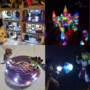 JJGoo 100pcs Mini Waterproof LED Lights for Events