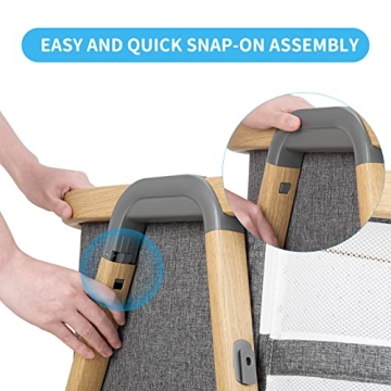 AMKE Portable Bedside Bassinet for Safe Co-Sleeping