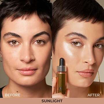 COVER FX Custom Enhancer Drops - Lustrous Gold Highlighter