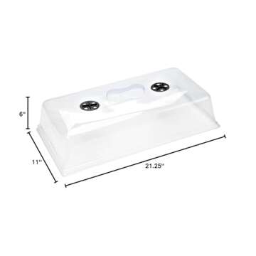 Bootstrap Farmer Humidity Dome 6'' Tall Extra Strength 5 Pack Propagation Seed Cloning for 1020