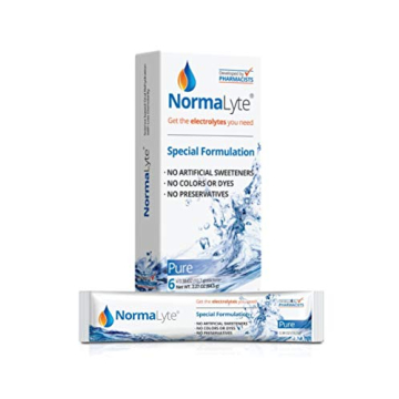 NormaLyte Oral Rehydration Salts- Pack of 6 (Pure) | Electrolyte Powder, Energy Supplements, Electro...