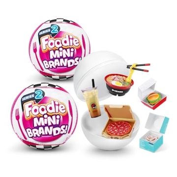 Engaging Mini Brands Foodie Series 2 Pack - Fun Tiny Fast Food Collectibles