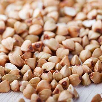 Hulled Buckwheat Groats- 5 Lbs - Certified Organic Buck Wheat Groats- Sprouting Seed, Gardening, Pla...