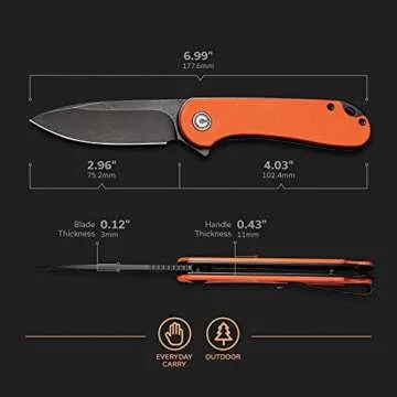 CIVIVI Elementum Folding Pocket Knife for EDC