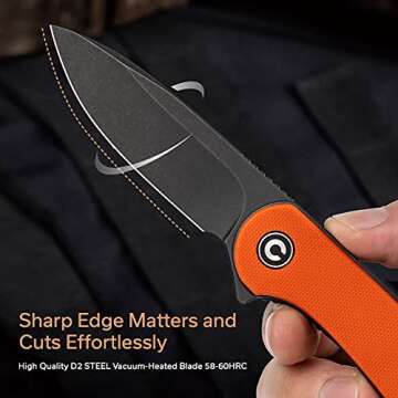 CIVIVI Elementum Folding Pocket Knife for EDC