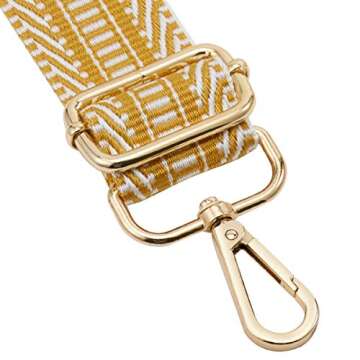 ZOOEASS Adjustable Wide Canvas Guitar Style Bag Strap