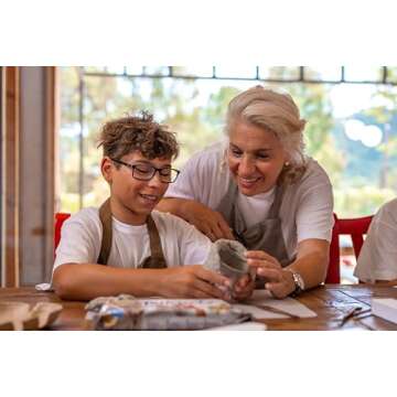 Jovi PatMaché Ready-to-Use Air-Hardening Paper Mache; 1.5 lb, Perfect for Arts and Crafts Projects