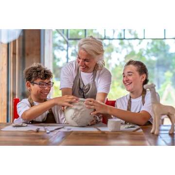 Jovi PatMaché Ready-to-Use Air-Hardening Paper Mache; 1.5 lb, Perfect for Arts and Crafts Projects