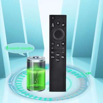 Replacement for Samsung Smart TV Remote,Voice Control Compatible with 2022 BN59-01385A,for Most 2018 to 2022 Smasung Crystal UHD QLED The Frame QLED 4K 8K Smart TVs