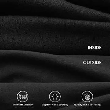 CRZ YOGA Womens Sweatpants - Lightweight Cotton Joggers with Pockets High Waisted Super Soft Workout Casual Sweat Pants Black Small