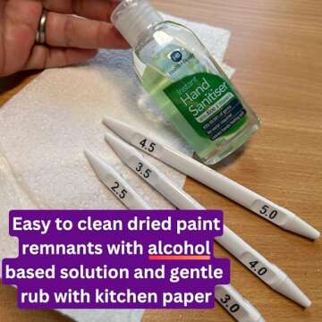 Dotting Tools for Painting Mandalas - Happy Dotting Company - 16pc Double Ended Super Set for Mandala dot Art - Includes Stylus - Unique Ellipse Tool - for Painting Rocks DIY Stone Craft and Canvas