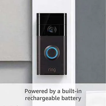 Ring Video Doorbell (1st Gen) – 720p HD video, motion activated alerts, easy installation – Venetian Bronze