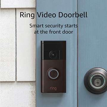 Ring Video Doorbell (1st Gen) – 720p HD video, motion activated alerts, easy installation – Venetian Bronze