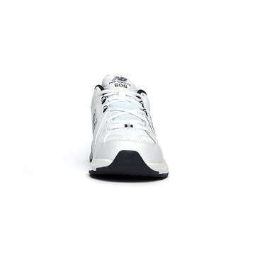 New Balance Men's 608 V5 Casual Comfort Cross Trainer, White/Navy, 11 XX-Wide