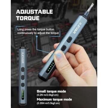 ILEVAR 68-in-1 Electric Precision Screwdriver Set - Compact & Reliable
