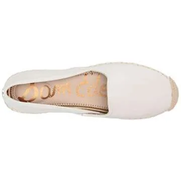 Sam Edelman Women's Kesia Loafer Flat Bright White 9 Medium