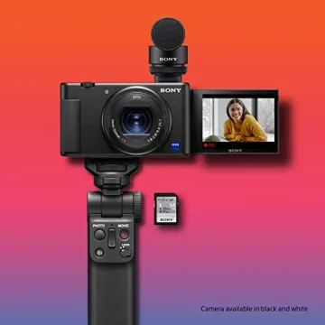 Sony ZV-1 Vlogging Camera with Flip Screen and Mic