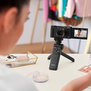 Sony ZV-1 Vlogging Camera with Flip Screen and Mic