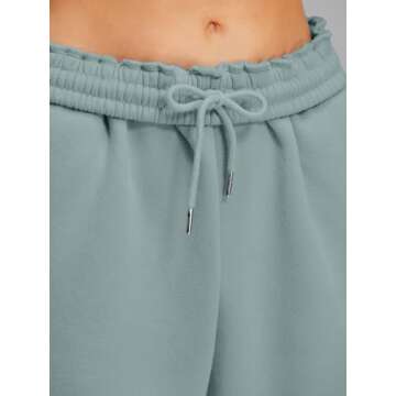 AUTOMET Sweatsuits for Women Set 2 Piece Outfits Oversized Sweatshirt Fall Outfits 2024 Lounge Sets Pullover Casual Trendy Y2k Clothing Sweatpants with Pockets LightGreen S