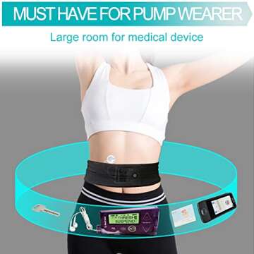 Comfortable Insulin Pump Belt for Secure Diabetes Management