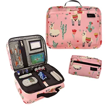 Sugar Medical Diabetes Travel Bag for Insulated Care Supplies