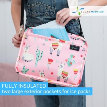 Sugar Medical Diabetes Travel Bag for Insulated Care Supplies