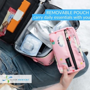 Sugar Medical Diabetes Travel Bag for Insulated Care Supplies