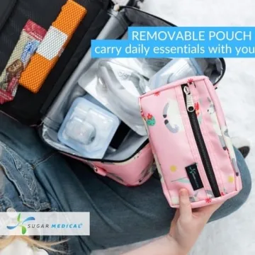 Sugar Medical Diabetes Travel Bag for Insulated Care Supplies
