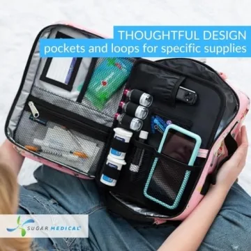 Sugar Medical Diabetes Travel Bag for Insulated Care Supplies
