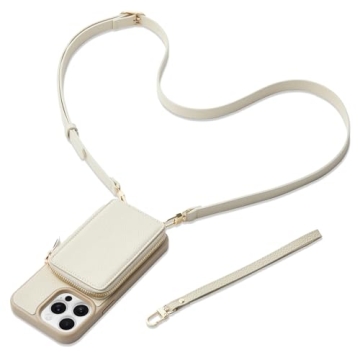 ZVE Crossbody Wallet Case for iPhone 13 Pro Max