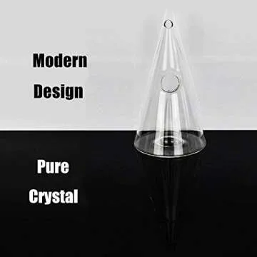 Le Sens Amazing Home Crown Wine Decanter, Crystal Glass Tower Red Wine Carafe, Wine Gift, Wine Accessories,Gift Box Wrapped