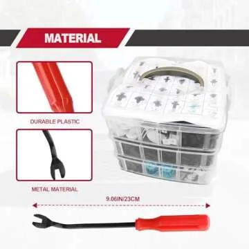 801 PCS Car Retainer Clips Kit for Easy Vehicle Repairs