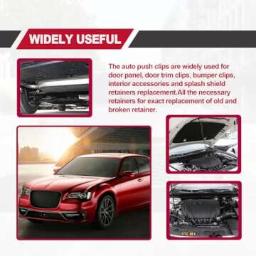 801 PCS Car Retainer Clips Kit for Easy Vehicle Repairs